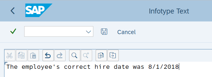 Maintain text window with note selected.
