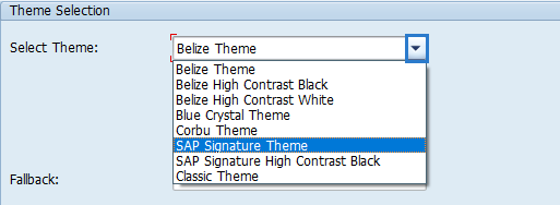 Changing your SAP Theme | HRMS Support Hub