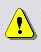 Screenshot of HRMS warning icon.