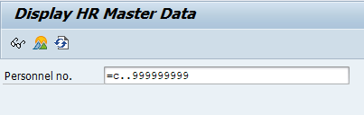 HRMS Search - Use Personnel Number Direct Selection Search By SSN ...