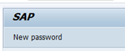 Closeup of Changing Password label.