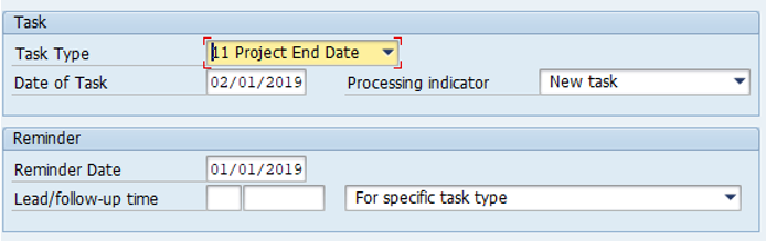 Screenshot of Monitoring of Tasks screen.