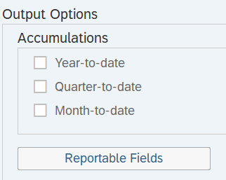 Output Options section displayed.