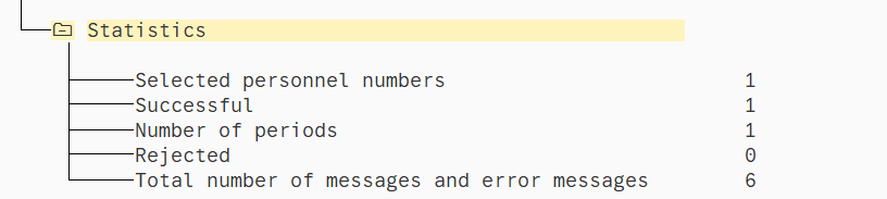 Payroll Simulation with Statistics folder displayed.