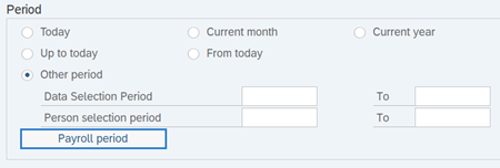 Payroll period button highlighted.
