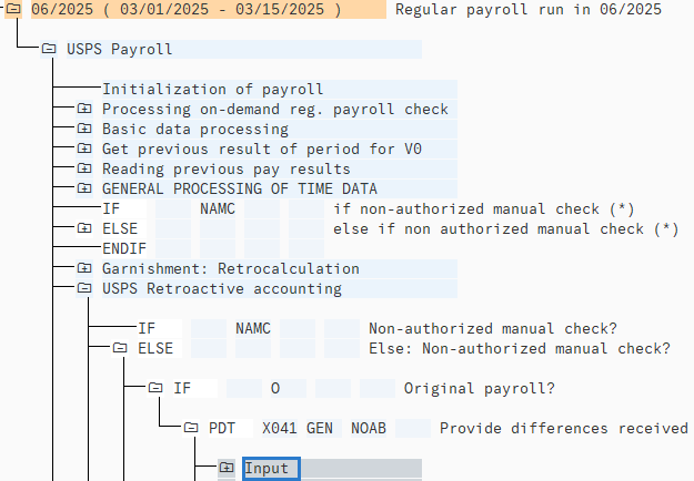 Input folder highlighted.
