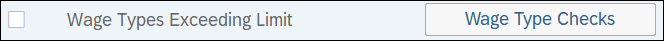 Wage Types Check displayed.