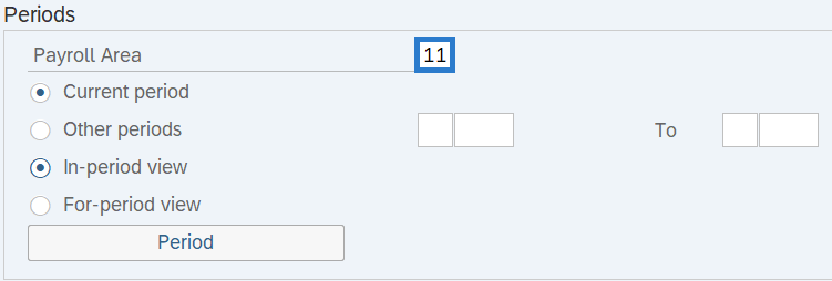 Payroll Area highlighted.
