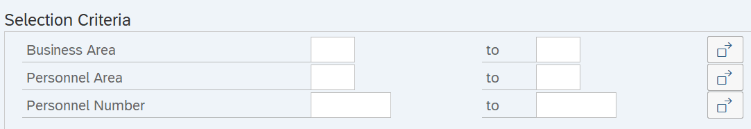 Selection Criteria section highlighted.