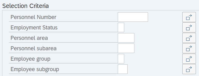 Selection Criteria section highlighted.
